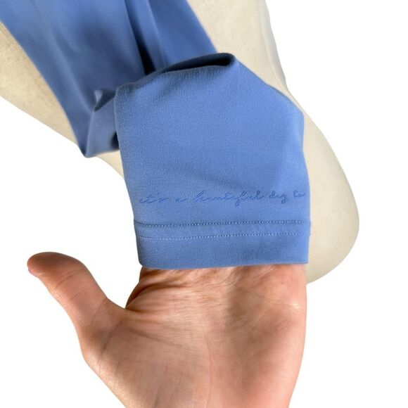 Gymshark X Whitney Simmons Blue V2 Scrunch Butt High Rise Athletic Legging - Picture 12 of 13